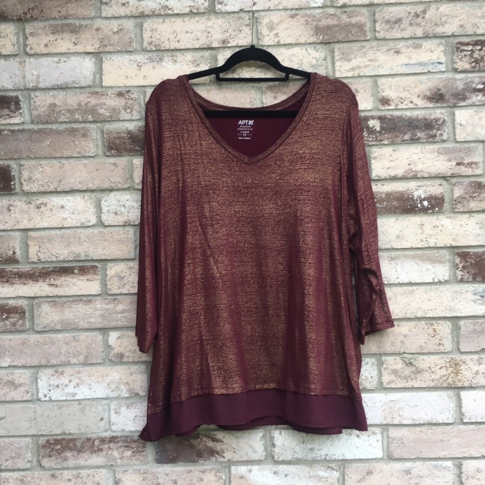 Size 1x Apt.9 Top